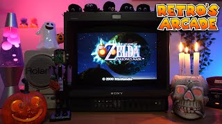 👻 Legend of Zelda Majora's Mask on a SONY PVM with a Spooky Theme! [Part 1]