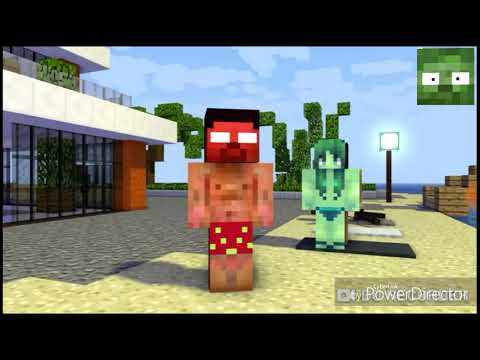 Monster school pool parti épisode 2 minecraft animation