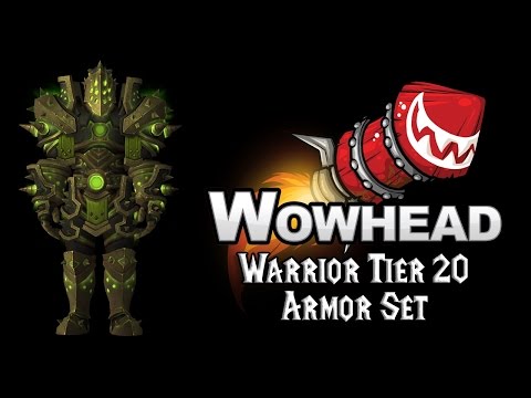 Warrior Tier 20 Armor Set - Titanic Onslaught Armor