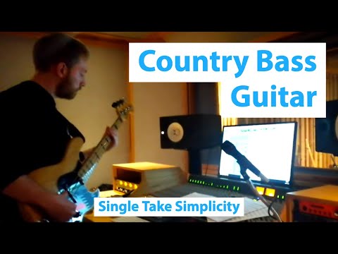 Country Recording Session - Electric Bass  - One Take