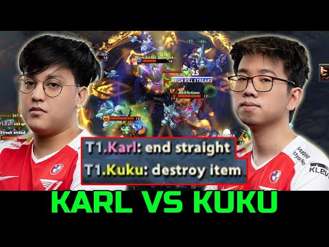 KARL VS KUKU - T1 CORES BATTLE DOTA 2