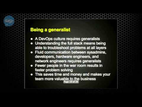 Surge 2012 ~ Lightning Talks