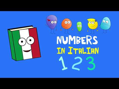 🇮🇹 Italian 1 to 10 children's song | i numeri in italiano - canzone per bambini