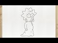 Wie Zeichnet Man MAGGIE SIMPSON Die Simpsons Tutorial ️