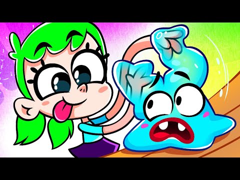 Color Slime Song | Rainbow Kids Songs & Nursery Rhymes