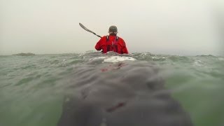preview picture of video 'Tahe Marine Greenland T Sea Kayak Sinking | Solent IOW UK'