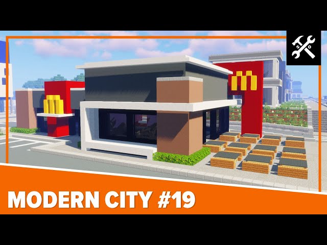 Modern McDonalds (City Build #19) Minecraft Map