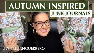 Junk Journals Inspired by the Autumn Season - Flip Through Video