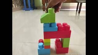 how to create dog in wooden blocks
