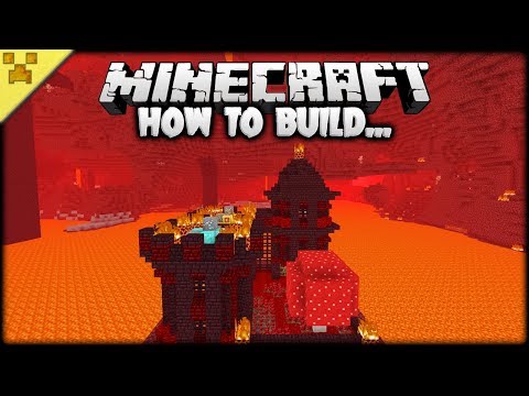 PythonMC - How to Build an *EASY* Mini Minecraft Nether Fortress!