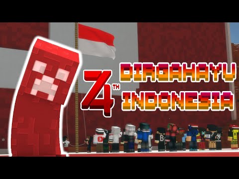 74th Independence Day in Indonesia: Epic Minecraft Animation!