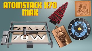 Unlock the Future of Precision Crafting with the Atomstack X70 Max Laser Engraver!