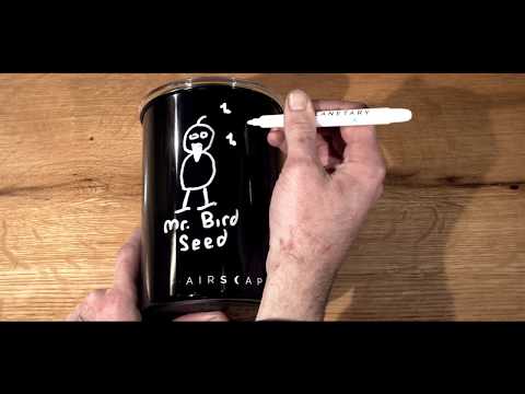 Customizable Airscape® food storage canister With Writer Pen