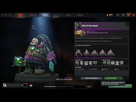 Dota 2 Pudge - Doll of the Dead