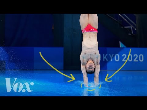 How Do Olympic Divers Make SUCH Small Splashes?