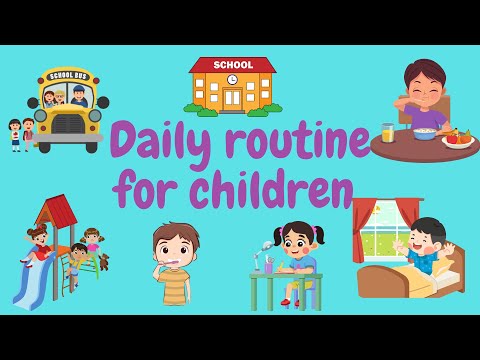 Daily routine for children