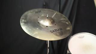Video thumbnail for USED Sabian 16" AAX Iso Crash by The Drum Shop - Portland, Maine