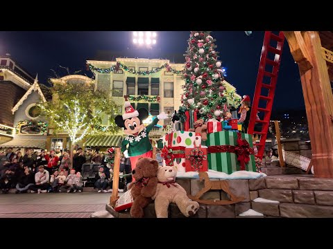 ✨MAGICAL Christmas Fantasy Parade at Night 2025 | Full Show in 4K 60FPS | Disneyland