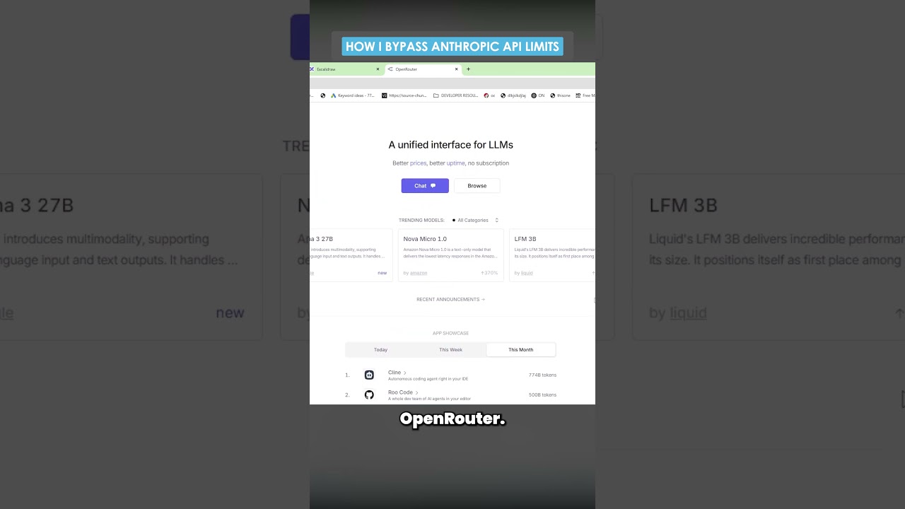 How I Bypass Anthropic API Limits in Cline #anthropic #claude #cline #api
