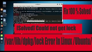 All Lock And Error Fix dpkg frontend lock (/var/lib/dpkg/lock-frontend) error, are you root? 2021