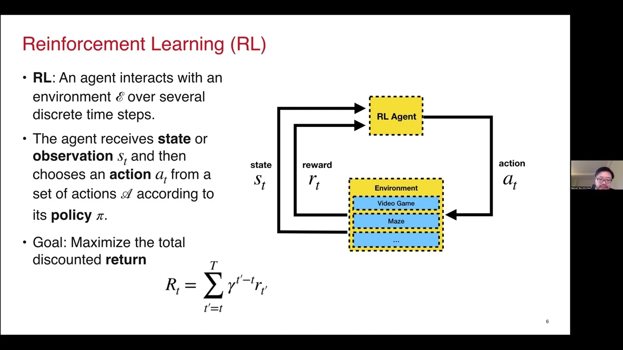 When reinforcement learning meets quantum computing