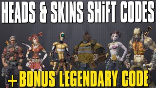 Borderlands 2 Pre-Sequel Heads & Skins + Legendary Weapons SHiFT Codes!