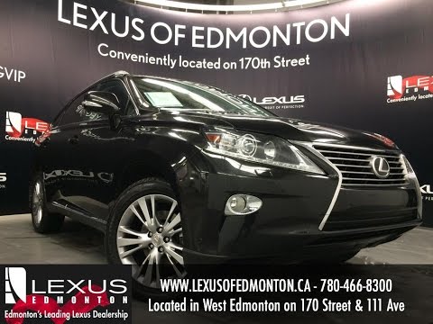 Lexus Certified Pre Owned Black 2013 RX 350 AWD Ultra Premium Review | Morinville Alberta