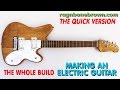 Making An Electric Guitar from Salvaged Oak - THE WHOLE BUILD