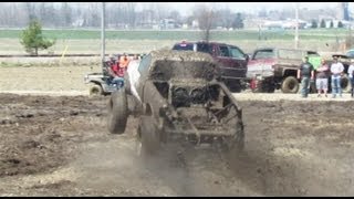 preview picture of video 'White Chevy 4x4 Mudding At Carsonville Mud Bog'