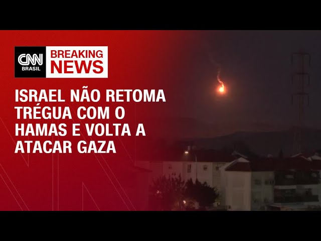 Israel does not resume truce with Hamas and attacks Gaza again |  BREAKING NEWS