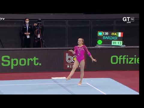 Chiara Barzasi (ITA) Floor D-Score 2022 Stuttgart DTB Pokal (2022-24 Code)