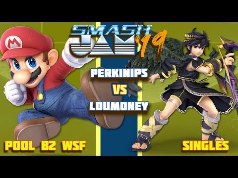 Smash Jam '19 Pool B2 WSF - Perkinips [MARIO] vs LouMoney [DARK PIT]