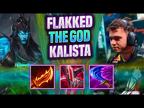 FLAKKED IS A GOD WITH KALISTA! - G2 Flakked Plays Kalista ADC vs Zeri! | Season 2022