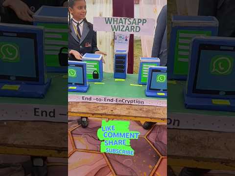 Whatsapp working model | Computer Science Exhibition #viral #trending #computerscience