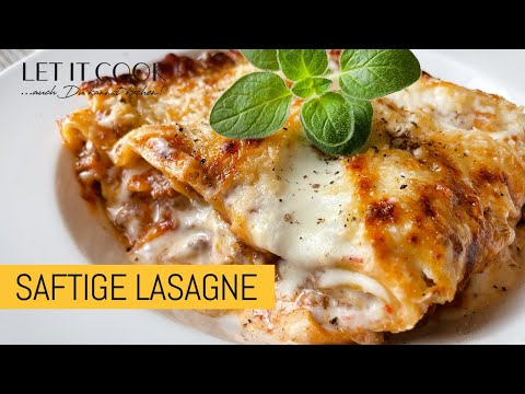 Klassische Lasagne, super saftig und einfach lecker!