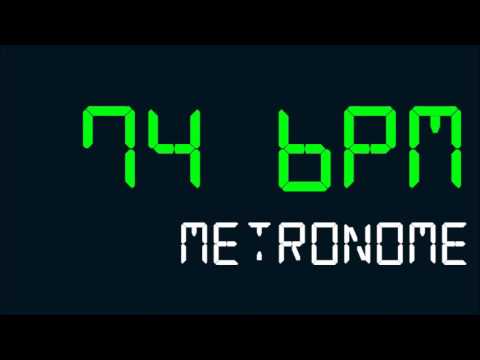 74 BPM (Beats Per Minute) Metronome
