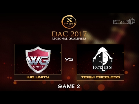WG Unity vs Team Faceless | Dota 2 Asia Championship | Grand Finals | Best of 3 | Game 2