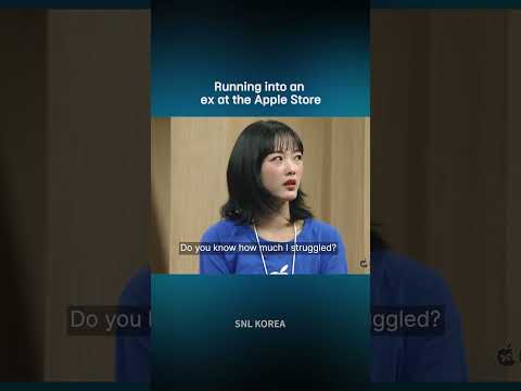 Ex at the Apple store#snl korea