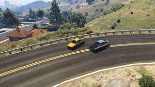 GTA5 フレンドとフトGTX2台でドリフト練習 [Feml1n][ローグリップ]
