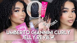 UMBERTO GIANNINI CURL JELLY REVIEW | Wash Day & Curly Hair Routine | FOR ALL CURL TYPES