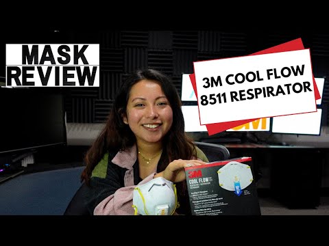 3M 8511 N95 Cool-Flow Respirator Amazon Mask Review - Respirator Test and TSI Filtration Results