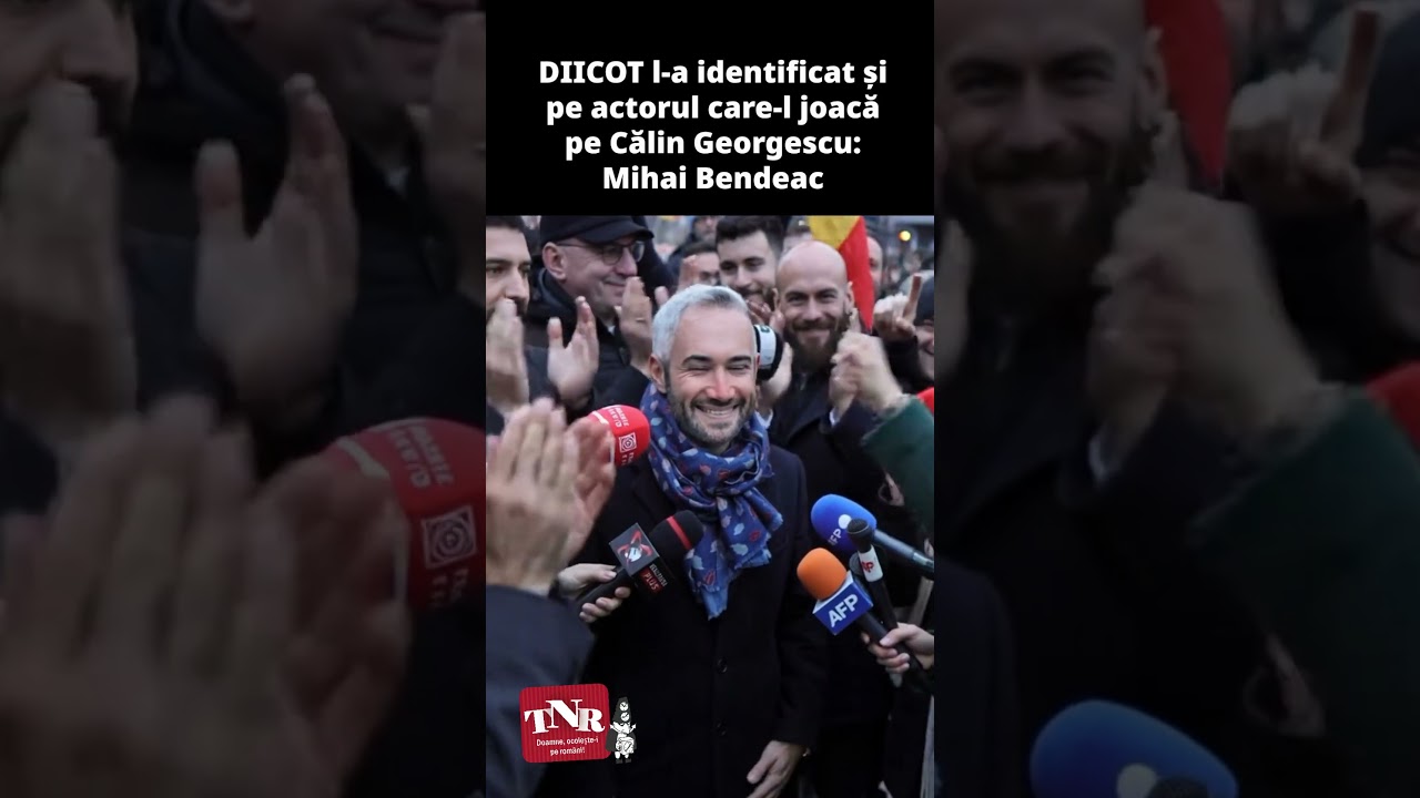 DIICOT l-a identificat și pe actorul care-l joacă pe Călin Georgescu: Mihai Bendeac