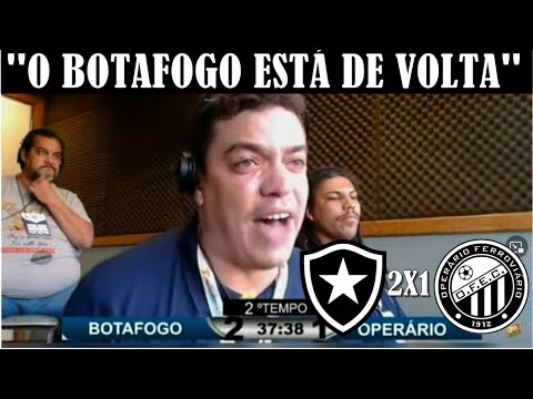 BOTAFOGO 2 X 1 OPERARIO REACT RADIO TRANSAMERICA