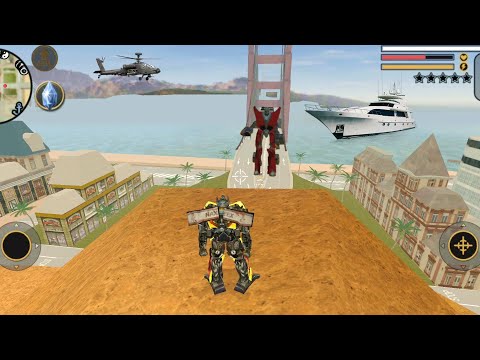 Vegas Crime Simulator (Transformer Robot on Bride) Transformer on High mound - Android Gameplay HD