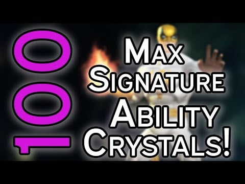 100 Max Signature Ability Crystals - Marvel Contest of Champions