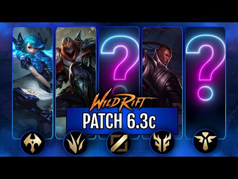 Wild Rift: BEST SOLO CARRY CHAMPIONS on Patch 6.3c