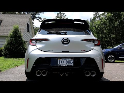 2J Racing catback exhaust | Corolla hatchback | E210