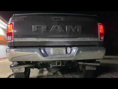 2018 Ram 2500 HD 6.4L w/ Flowmaster American Thunder Cat Back System Dual Exit