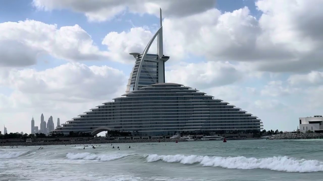 Catch a captivating glimpse of Jumeirah Public Beach.