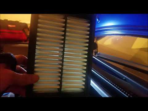 Part of a video titled Check and Replace Air Filter on 2015-2020 Honda Fit - YouTube